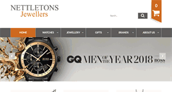 Desktop Screenshot of nettletonsjewellers.co.uk